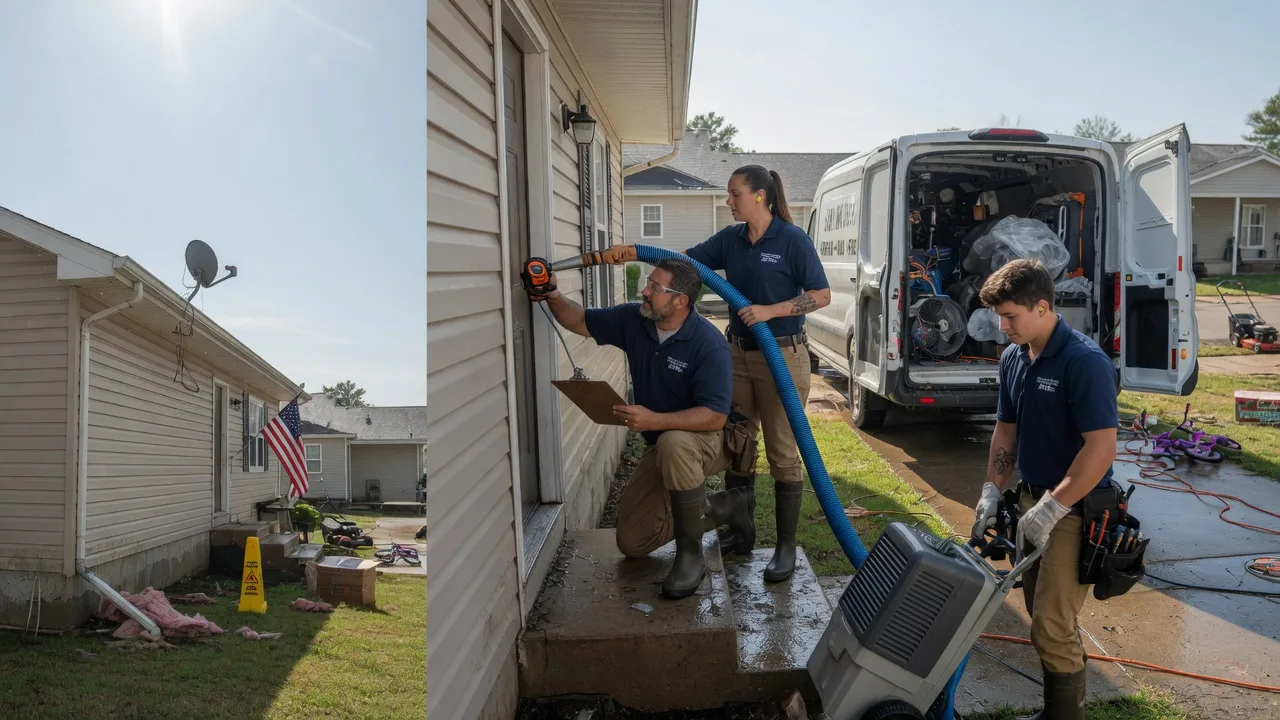 Ceiling Water Damage Restoration in Wilton, AR near me
